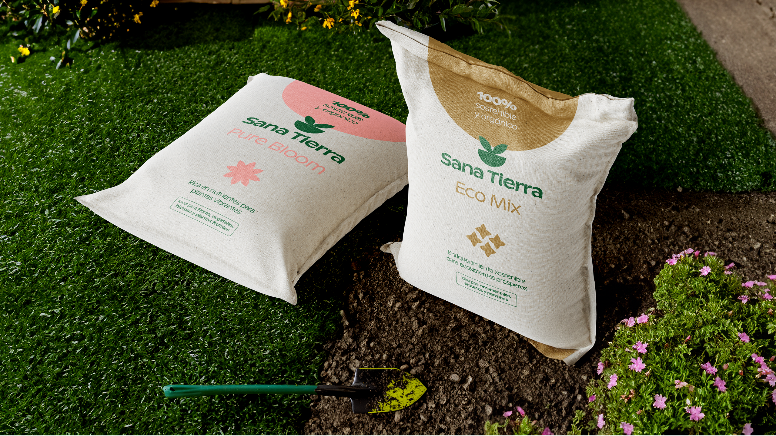 sana tierra brand identity showcase